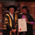 Jasintah Sogen diwisuda Master of Education pada the University of Adelaide