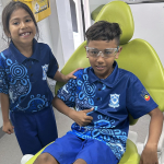 School Dental Program – Pengalaman pemeriksaan gigi Ifo dan Afu di sekolah